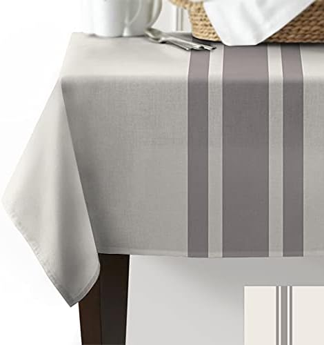 Home Decorative Tablecloth Durable Cotton Linen Table Cover Farmhouse