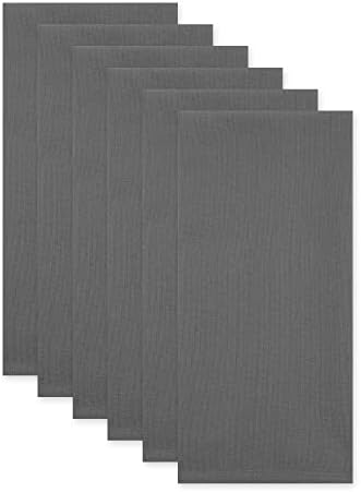 DII Basic Solid Dishtowel Collection Cotton Flat Woven, Small Set