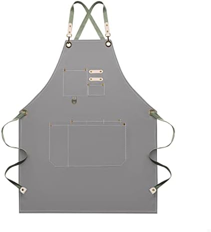 Dulabi Apron, Adjustable Chef Apron for Women and Men with Large