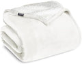 Bare Home Sherpa Fleece Blanket (King, Antique White)