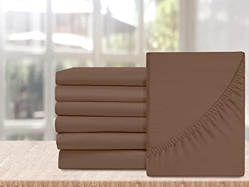 Elegant Comfort 1500 Thread Count Premium Hotel Quality 6-Pack Fitted