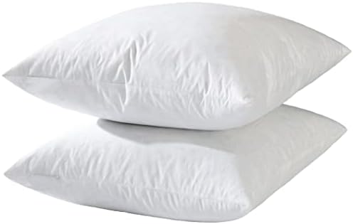 basic home® Hotel-Style 20x20 Goose Feather Pillow Insert for Sofa &