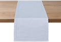 Ruvanti Cotton Linen Table Runner 72"x14" Classic Hemstitched - Arctic
