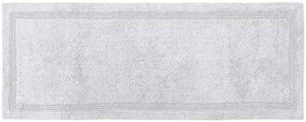 WOVEN ST. Cotton Bath Runner | Area Carpet for Spa, Vanity Shower