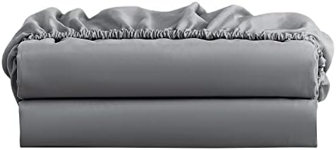 King Fitted Sheet 9 Inch Deep Pocket Dark Grey Fitted Sheet King