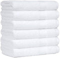 Amazon Basics 100% Cotton Hand Towels, Fade-Resistant, Soft and
