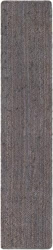 Gray Jute Table Runner Rug – 14 x 108 Inches – Handmade Indian Dining