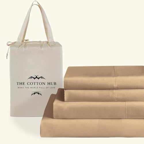 Twin-XL Size 4-Piece Sheet Set 1000 Thread Count Percale 100% Pure