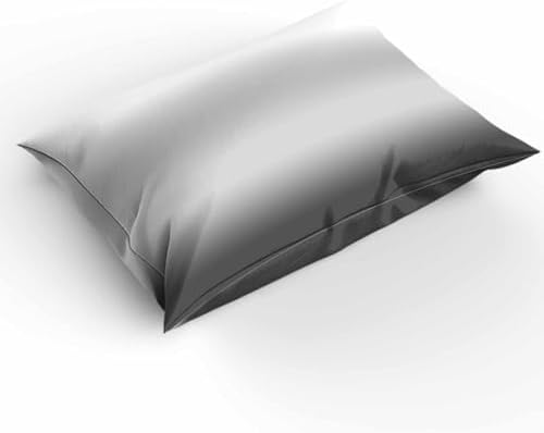 Duvet Cover Set Queen, Abstract Gradient Gray Black 3 Piece Bedding