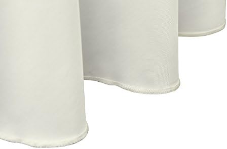 GEFEII Kitchen Tablecloth 90 inch Round Tablecloths Solid Polyester