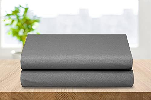 Elegant Comfort 2-Pack Luxury Flat Sheet Premium Hotel Quality Wrinkle