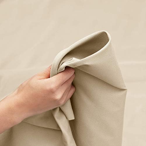 Split King Ivory Solid Sheets Sets for Adjustable Bed Cotton, 800