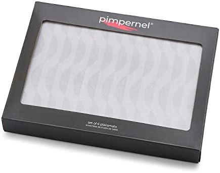 Pimpernel Eclipse Cork-Backed Placemats - Grey/Blue, Set of 4