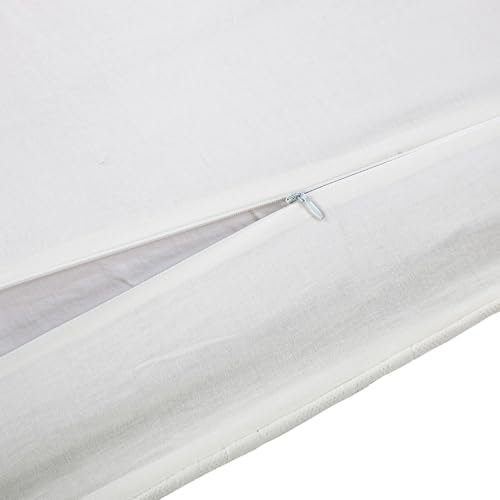 HiEnd Accents Porto Matelassé 3 Piece Queen Vintage White Duvet Cover