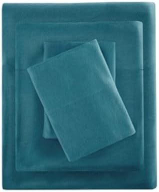 Intelligent Design Cotton Blend Jersey Knit Sheet Set King Size, Teal