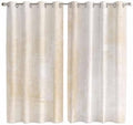 Curtains for Living Room 84 Inches Length Cream Abstract Mottled