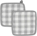 VHC Brands Cotton Pot Holder Set of 2, Heat Resistant, Kitchen