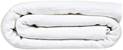 Linteum Textile Supply Thermal Blanket (White, Queen) Long Lasting and