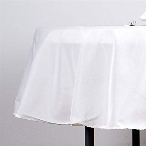 Balsa Circle 6 pcs 90 inch Ivory Round Washable Polyester Easy-Care