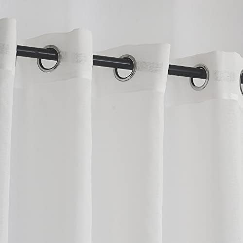 GYROHOME Set of 1 Panel, Semi Sheer Solid Voile Curtain for Living