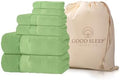 100% Cotton Bath Towel Set, Set of 6 Bath Towels, 2 Bath Towel, 2 Hand