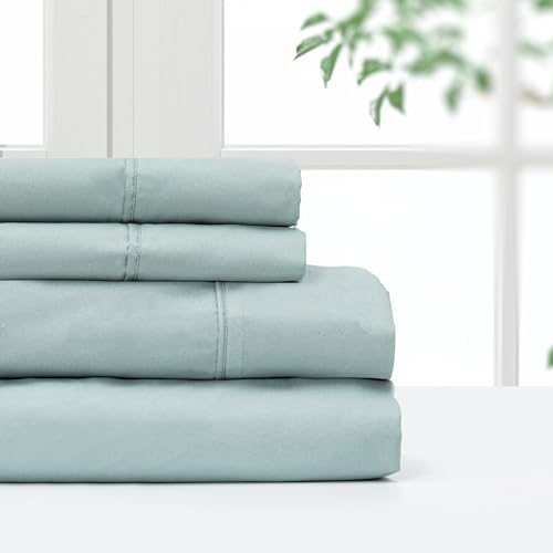 Pointehaven Bedding Full Bed Sheet Set- 4 Pieces Bedding- 100%