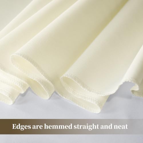 10 Pack Round Table Cloth 90 Inch, Round Tablecloth, Washable