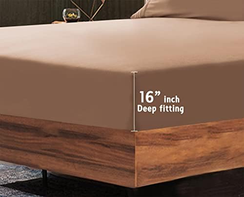 Elegant Comfort Luxe Quality Microfiber 3-Line Sheet Set Breathable