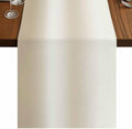 Cream Ombre 72 Inch Table Runner, Modern Gradient Abstract Aesthetics