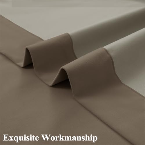 Frelement 120 Inches Long Full Blackout Curtains Luxury Velvet