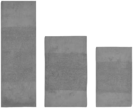 Tufted Super Soft Plush Multi-Piece 100% Cotton Bathroom Rugs Sets