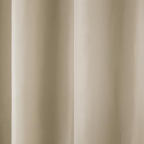 TOWN & COUNTRY BASICS Cabana Solid Indoor Outdoor Curtains, Light