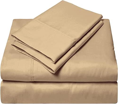 600 Thread Count 100% Egyptian Cotton Full XL Sheets- 4-Piece Premium