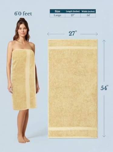 Utopia Towels 4 Pack Premium Bath Towels, 27x54 in, 600 GSM Cotton