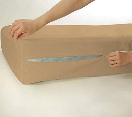 100% Egyptian Cotton Zipper Mattress Cover, 1000 Thread Counts