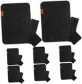 Felt Placemats 8 Set with Coasters and Cutlery Bags