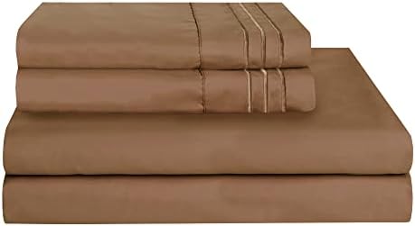 Vacco Queen Sheet Set - Luxury Hotel 1800 Series 4-Piece Bedding