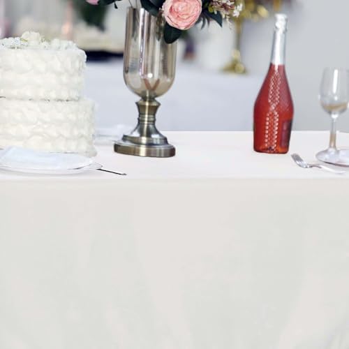 Efavormart Rectangle Tablecloth, 60"x102" Stain & Wrinkle Resistant