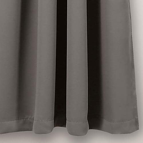 Lush Decor Insulated Grommet Blackout Window Curtain Panels, Pair, 52"