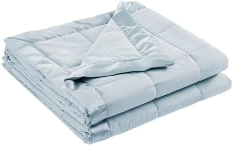 Madison Park Down Alternative Twin Size Blanket for Bed, Satin Trim