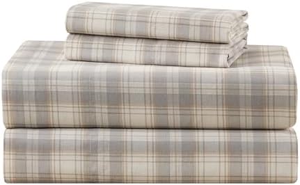 Comfort Spaces 100% Cotton Percale Sheets Twin XL Size 3 Pcs, Wesley