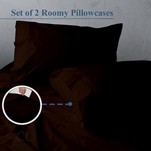 Cottington Lane King Size Sheet Set, 100% Cotton Cooling Sheets Fits