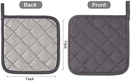 Kitchen Pot Holders Set Heat Resistant Pure Cotton Potholders Kit