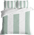 3 Pieces Duvet Cover California King Bedding Sets Modern Sage Green