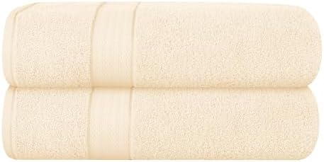GLAMBURG 700 GSM Premium Cotton 2-Pack Oversized Extra Large Bath