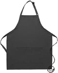 DayStar Apparel Bib Apron with Center Divided Pocket - Style #212
