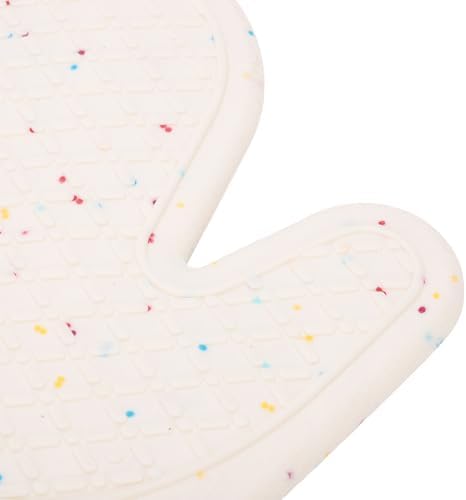 Silicone Oven Gloves, Kitchen Mitts Set with Pot Holders, Non Slip BBQ