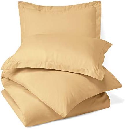 Beige Duvet Cover Set Oversized Queen Soft Double Brushed 3 Piece