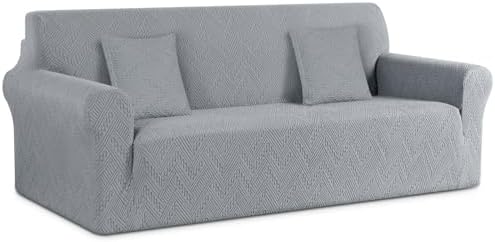 Ruaozz Stretch Sofa Cover, Soft Jacquard Furniture Protector