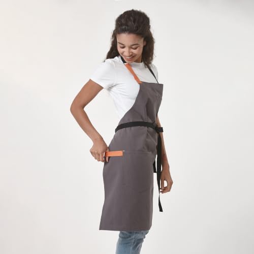 Cotton Chef Apron for Women with Pockets 4106GB